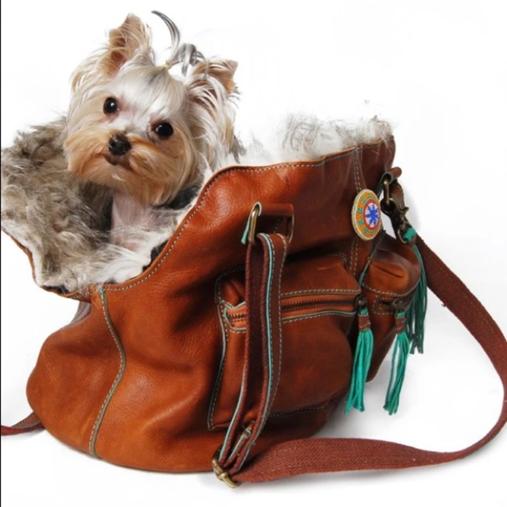 Genuine leather hipster bag